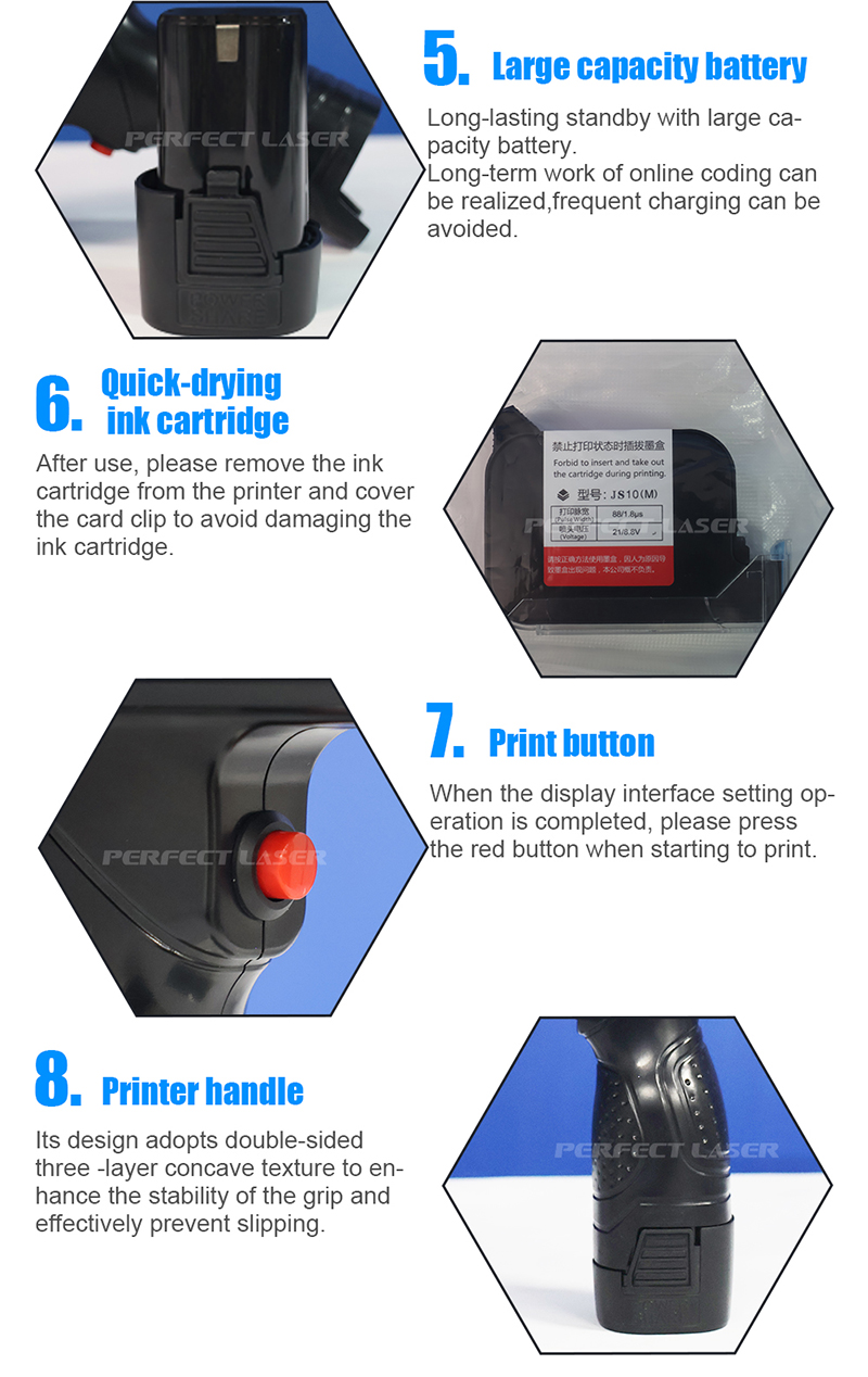 Perfect Laser small portable handheld inkjet printer marker